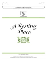 A Resting Place SATB choral sheet music cover